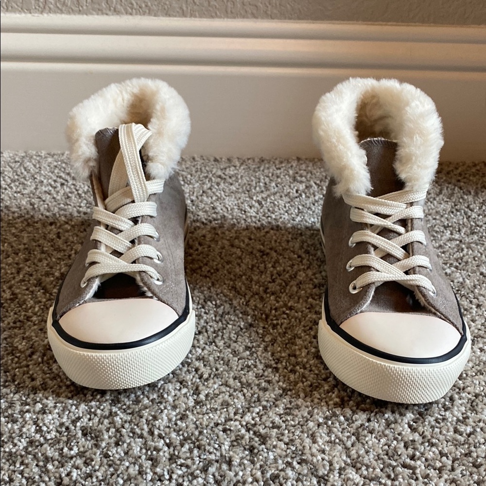 Cozy Kids' High-Top Sneakers